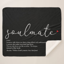 Soulmate Elegante Script-Liebe - Herz Definition