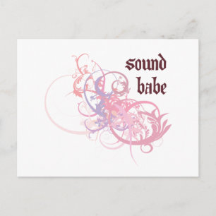 Sound Babe Postkarte