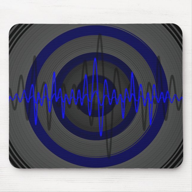 Sound Blue Dark Mousepad (Vorne)