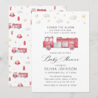 Sound der Feuerwache Firefighter Baby Dusche