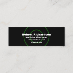 Sound Designer Mini Business Card Visitenkarte