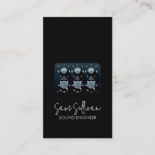 Sound Engineer Audio Engineering Visitenkarte