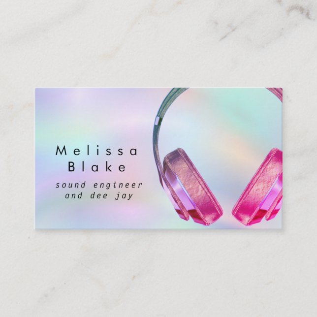 Sound Engineer de Jay Visitenkarte (Vorderseite)