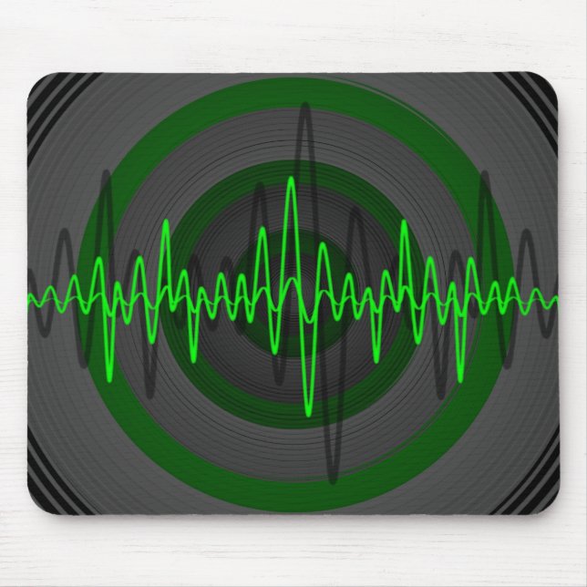 Sound Green Dark Mousepad (Vorne)