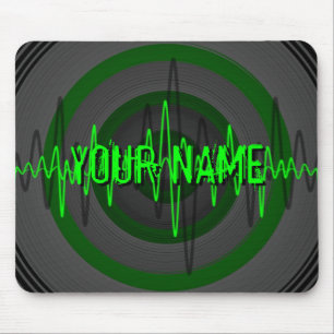Sound Green Dark 'Name' Mousepad