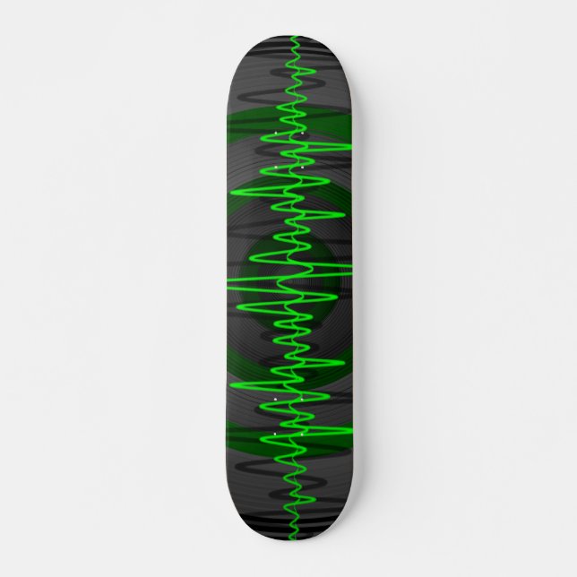 Sound Green Dark Skateboard (Vorne)