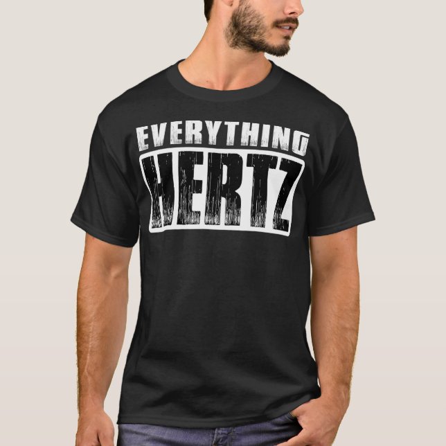 SOUND GUY AUDIO ENGINEER HERTZ  T-Shirt (Vorderseite)
