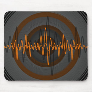 Sound Orange Dark Mousepad
