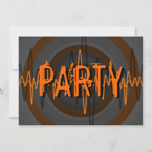 Sound Orange Dark 'PARTY' Einladung