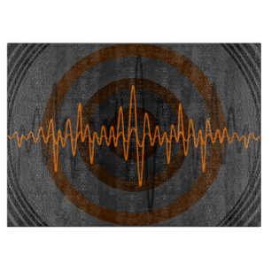 Sound Orange Dark Schneidebrett