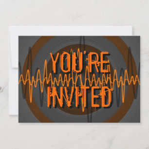 Sound Orange Dark 'You're Invited' Einladung