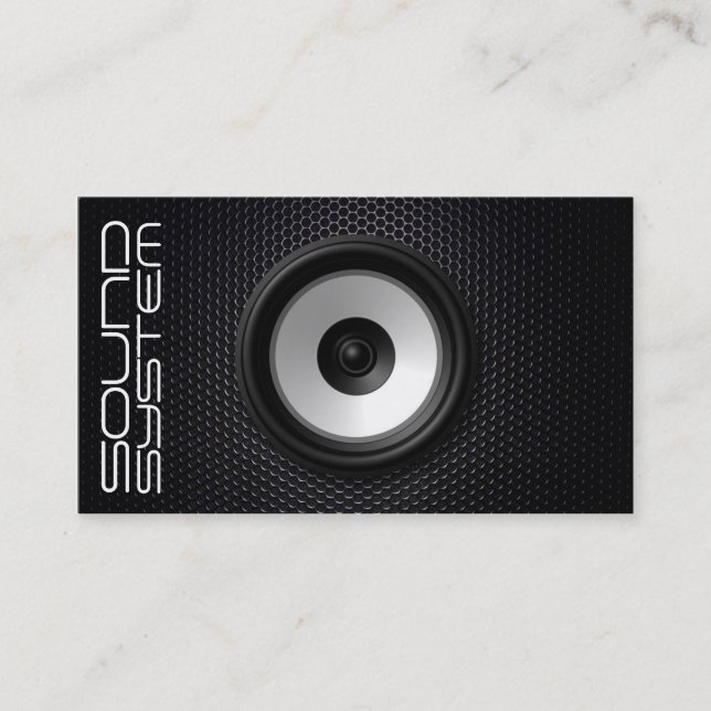 Sound service company visitenkarte (Vorderseite)