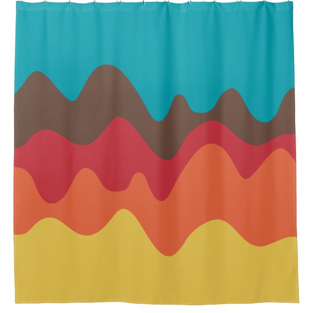 Sound Sketch 08 Duschvorhang (Vorderseite)