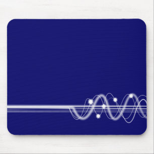 Sound Wave - Dunkelblau Mousepad