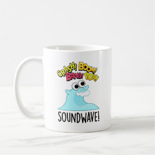 Sound Wave Funny Ocean Pub Kaffeetasse