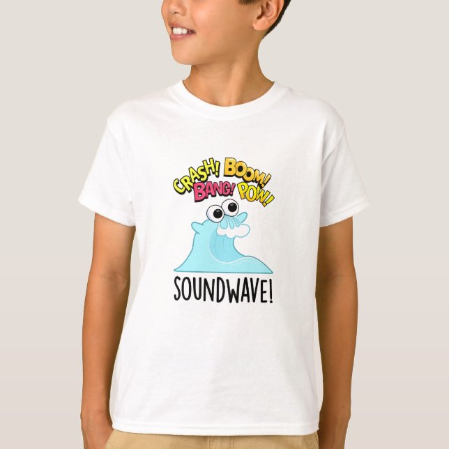 Sound Wave Funny Ocean Pub T-Shirt (Vorderseite)