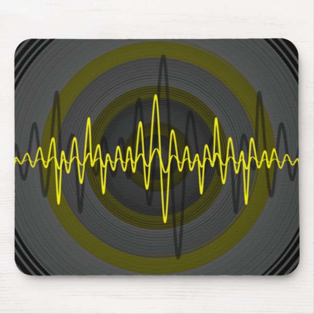 Sound Yellow Dark Mousepad (Vorne)