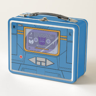 Soundwave Blue Metall Brotdose