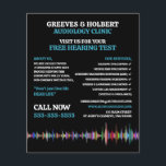 Soundwave Design, Audiologe, Audiologiedlinik Flyer<br><div class="desc">Soundwave Design,  Audiologe,  Audiology Clinic Advertising Flyer vom Business Card Store.</div>