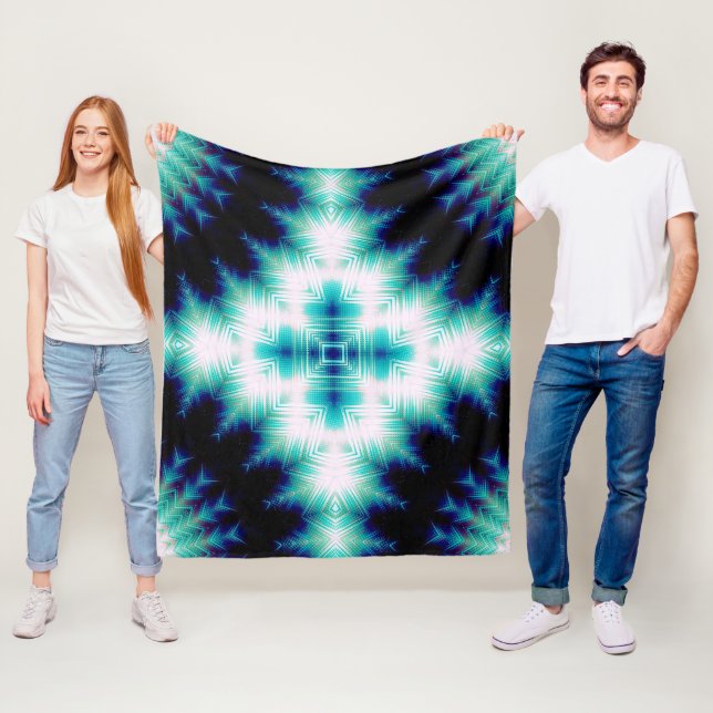 Soundwave Kreuz Fleecedecke (Beispiel)