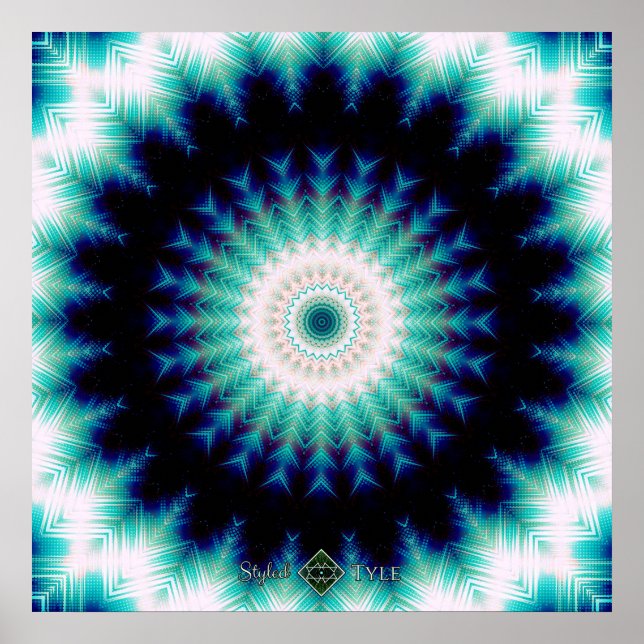 Soundwave Mandala Poster (Vorne)