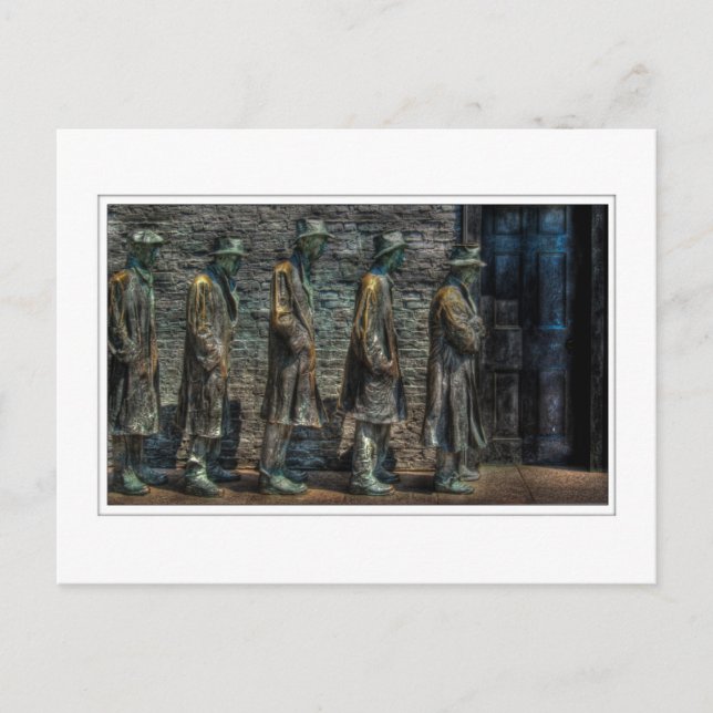 Soup Line Postkarte (Vorderseite)