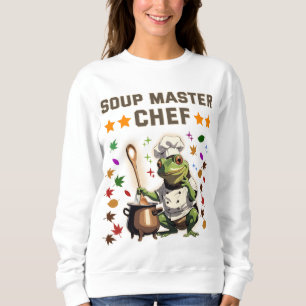 Soup Master Chef Lustiger Frosch T-Shirt Sweatshir Sweatshirt