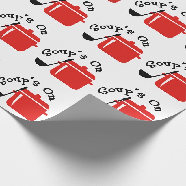 Soup On Geschenkpapier (Ecke)