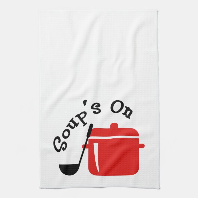Soup On Geschirrtuch (Vertikal)