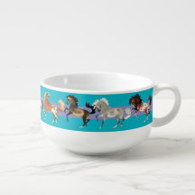 Soupe de cheval dansante ou bol de crème glacée
