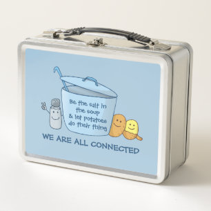 Soupe salée de pomme de terre Métal Lunchbox
