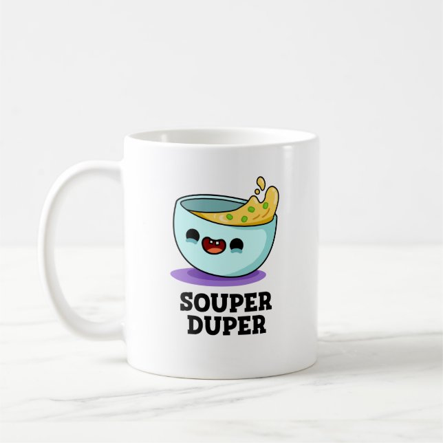Souper Duper Funny Soup Pup Kaffeetasse (Links)