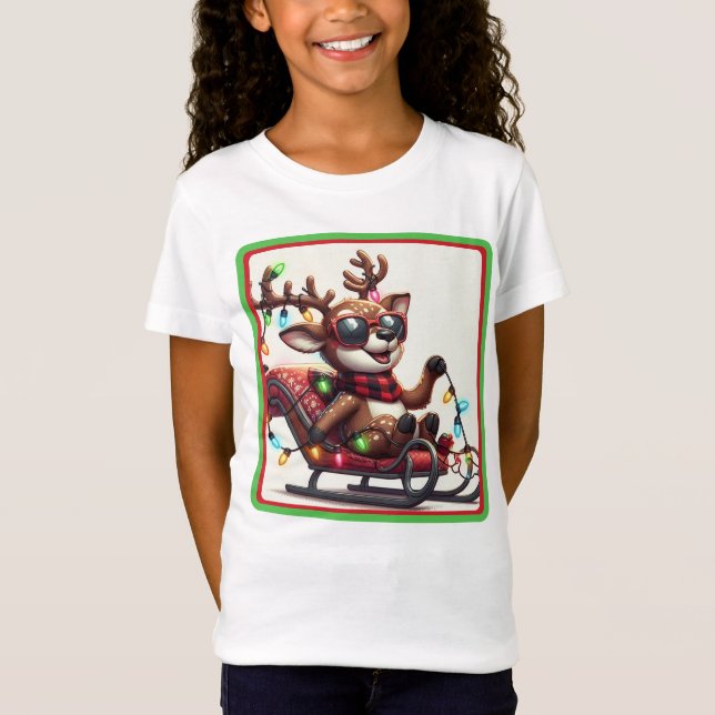 Soupir toute la journée - T-shirt Noël (Devant)