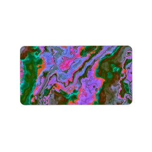 Sour Marble Adressaufkleber