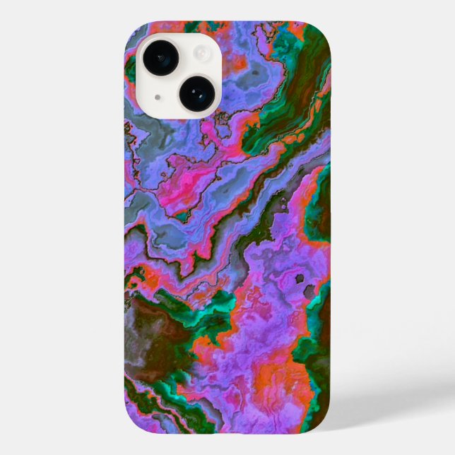 Sour Marble Case-Mate iPhone 14 Hülle (Rückseite)