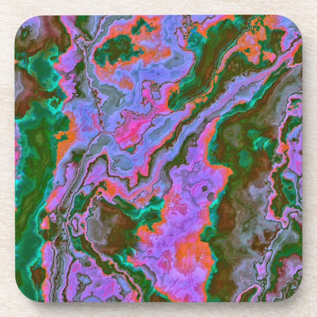 Sour Marble Getränkeuntersetzer (Vorderseite)
