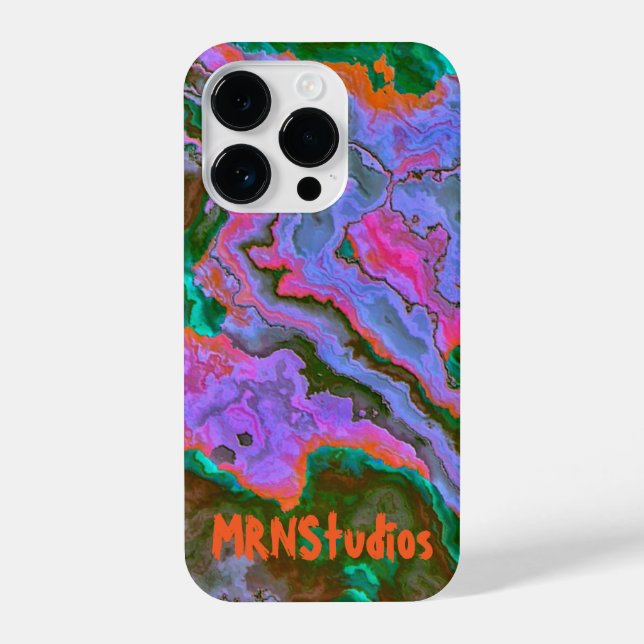 Sour Marble iPhone 14 Pro Hülle (Rückseite)