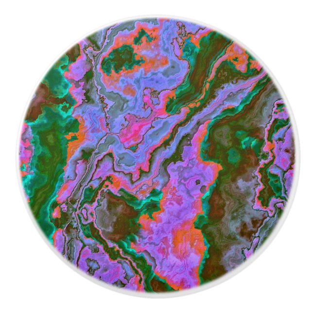 Sour Marble Keramikknauf (Vorderseite)