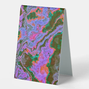 Sour Marble Table Zent Sign Tischaufsteller