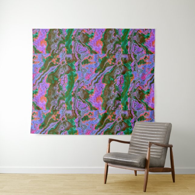 Sour Marble Tapestry Wandteppich (Beispiel (Horizontal))