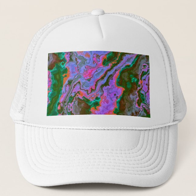 Sour Marble Trucker Hat Truckerkappe (Vorderseite)