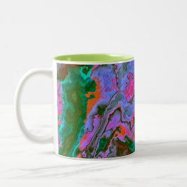 Sour Marble Zwei-Tone-Kaffee-Tasse Zweifarbige Tasse