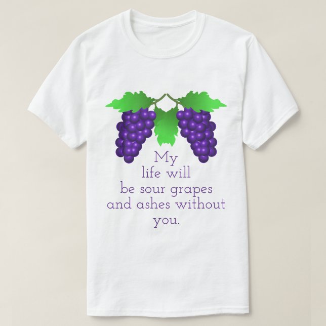 Sour Trauben T-Shirt (Design vorne)