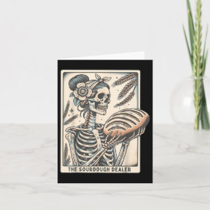 Sourdough Brot Tarot Card Skeleton Homemaker Baki Karte