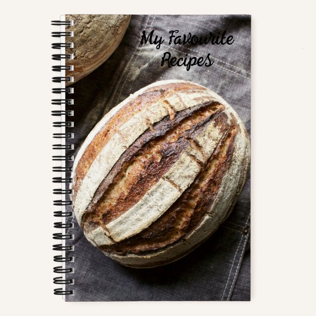 Sourdough Loaf, Recipe Book Notizbuch (Vorderseite)