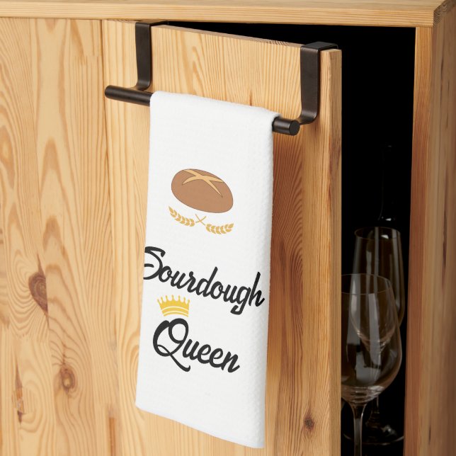 Sourdough Queen Kitchen Towel Geschirrtuch (Drittel gefaltet)