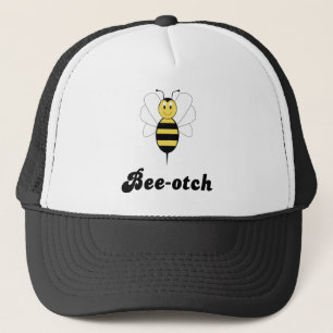 Souriant Bumble Bee Bee-otch Casquette