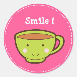 Souriez ! Stickers Tea Cup
