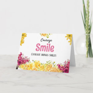 sourire Cartes cancer d'encouragement du patient
