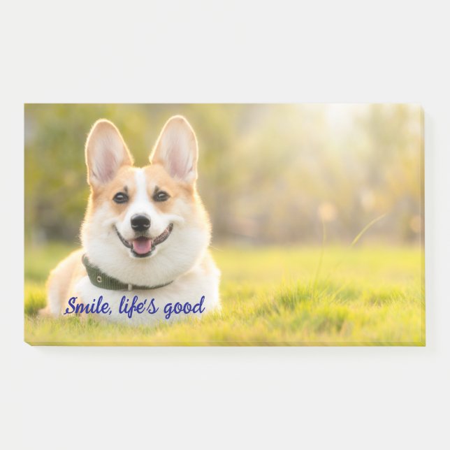 sourire, la vie est bonne Post-it Notes (Devant)
